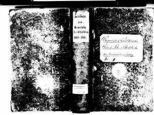 Nordhalden, Blumberg VS; Katholische Gemeinde: Standesbuch 1810-1869