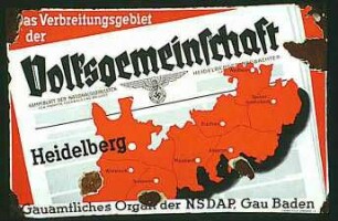 Das Verbreitungsgebiet der Volksgemeinschaft