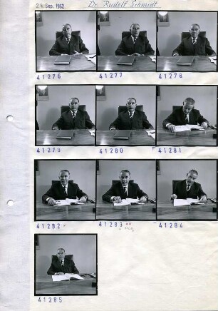 Portraitserie Rudolf Schmidt