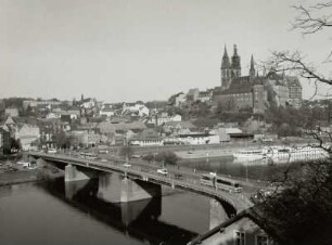 Meißen, Straßenbrücke über d. Elbe