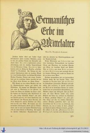 Germanisches Erbe im Mittelalter.