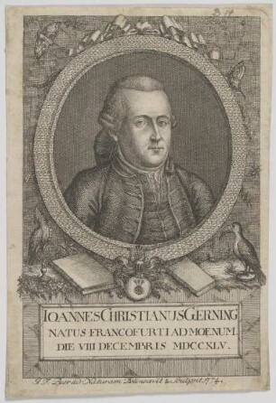 Bildnis des Iohannes Christianus Gerning