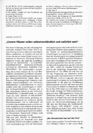 "Unsere Häuser sollen selbstverständlich und natürlich sein"