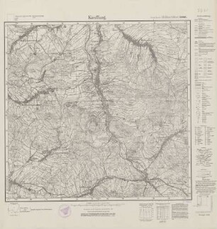 5061 (alte Nr.: 2948) Kauffung, Meßtischblatt (4 cm - Karte)