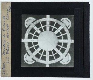 Ledoux, Idealstadtentwurf, Friedhof : Grundriss