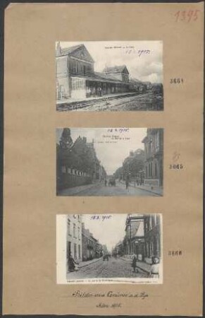 Comines (France)- La Rue de la Gare