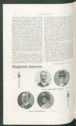 Hogares nuevos : Enlace Bezada-Paz Soldán [y] Enlace Cobián-Elmore