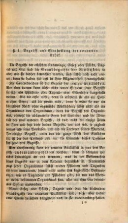 System der speculativen Ethik : eine Encyclopädie der gesammten Disciplinen der practischen Philosophie, 2. Concrete Ethik