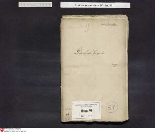 Verteidigungspläne (Defensionsprojekte) des Oberappellationsrates Victor Friedrich Adolph von der Wense, des Majors von Brun und des Obristleutnants von der Wense