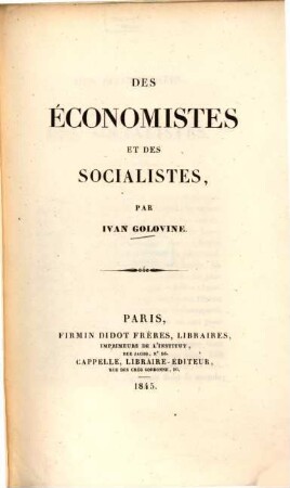 Des économistes et des socialistes