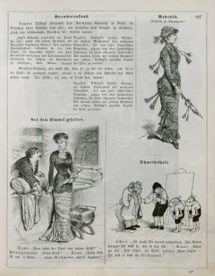 "Aus dem Himmel gefallen" "Modebild (Toilette de Passement)" "Schmeichelhaft"