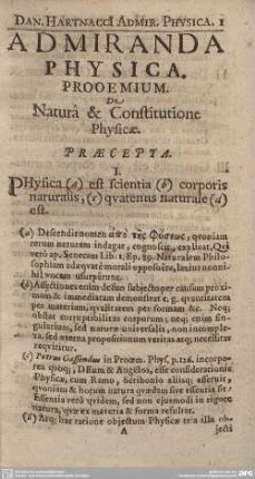 Admiranda Physica.