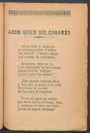 ¿Con quien me casaré?