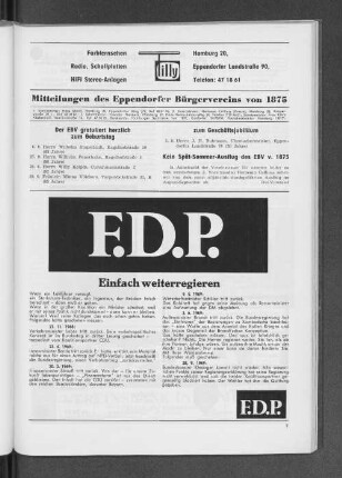 Der EBV gratuliert herzlich