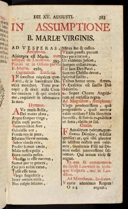 583-608, Die XV. Augusti.-Die XVIII. Augusti.