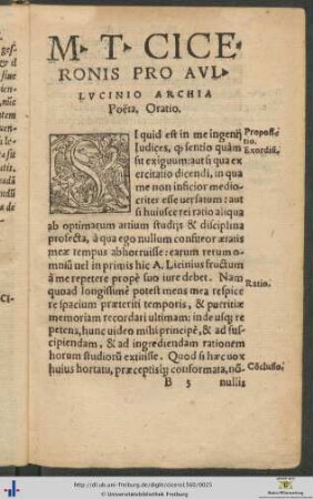 Marci Tullii Ciceronis Pro Aulo Lucinio Archia Poëta Oratio