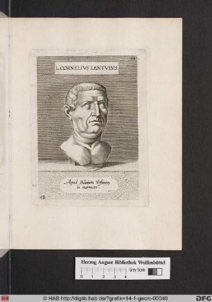 Porträt des L. Cornelius Lentulus.