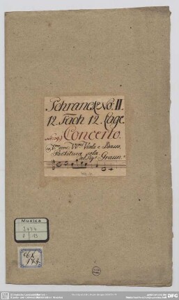 Concertos - Mus.2474-O-13 : vl, strings, bc - G; GraunWV C:XIII:83