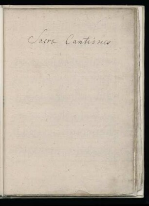 Sacrae Cantiones