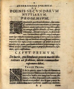Assertiones Ivridicae. De Poenis Secvndarvm Nvptiarvm