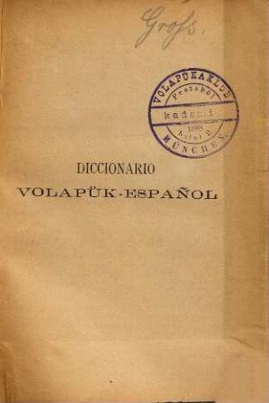 Diccionario volapuk-español