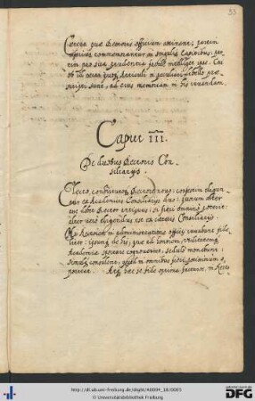 [fol. 33] Caput 3: De duobus rectoris consiliariis