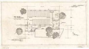 Gsaenger, Gustav; München - Allach; Ev. Kirche, Anbau Gemeindesaal - Grundriss EG