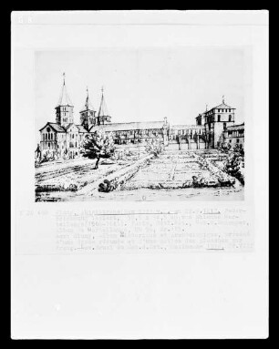 Album de Martellange: Cluny, Abteikirche Bau III am 22.09.1617