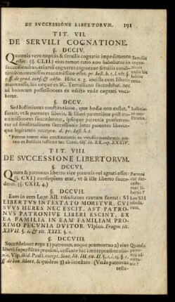 Tit. VIII. De Successione Libertorum