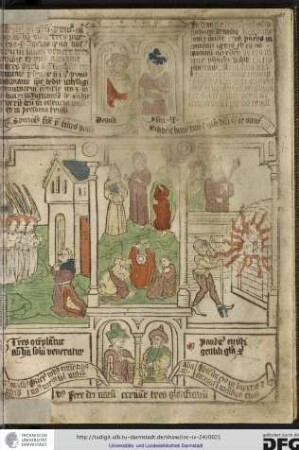 Legitur in genesi xviiiÂ° capitulo quod Abraham vidit tres pueros...