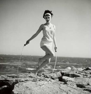 "fast motion", Modeaufnahme, Modell Sondra Peterson im Point Lookout