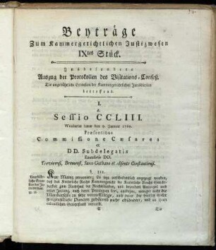 9: Beyträge zum kammergerichtlichen Justizwesen