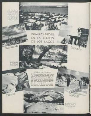 Primeras nieves en la región de los lagos