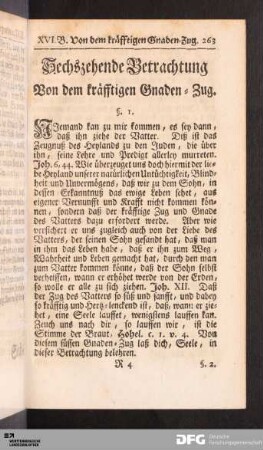Sechszehende Betrachtung.
