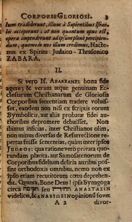 Theophili Spizelii Consideratio Corporis Gloriosi