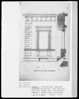 Kassel & Ständehaus & Fassade & Erdgeschoß