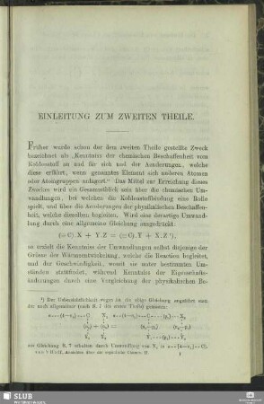 Einleitung Zum Zweiten Theile