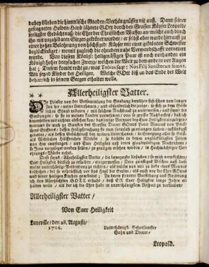 Allerheiligster Vatter