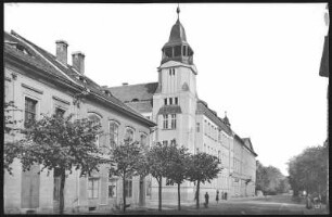 Theresienstadt. K. u. K. Postamt : Theresienstadt, Rathausstraße. Neues Postgebäude