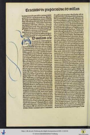 Opusculum de instructione sacerdotis ad se preparandum ad celebrandum missam