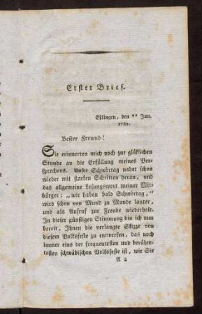 3-14, Erster Brief; Zweiter Brief