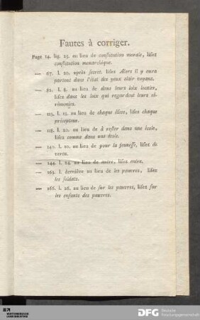 Fautes à corriger.