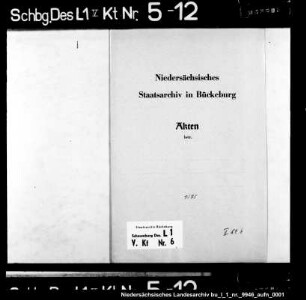 Lager des Grafen Otto zu Holstein-Schaumburg in Rodenberg