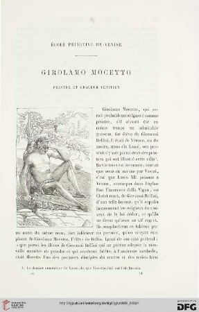 2: École primitive de Venise : Girolamo Mocetto peintre et graveur vénitien