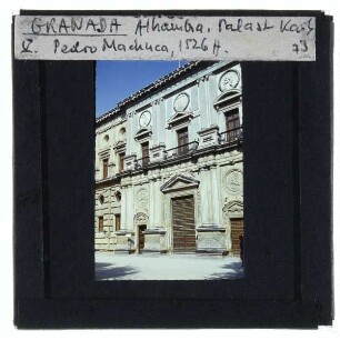 Granada, Alhambra,Granada, Alhambra Palast Karls V.