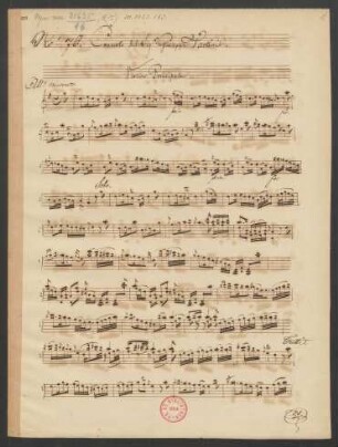 Konzerte; vl, strings; G-Dur; CapT 552/86; D 84