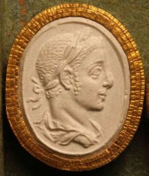 Profilbildnis eines Mannes (Severus Alexander?) (Daktyliothek, Zweites Historisches Tausend)