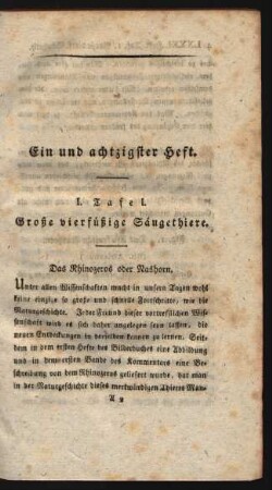 Ein und achtzigster Heft.
