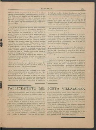 Fallecimiento del poeta Villaespesa