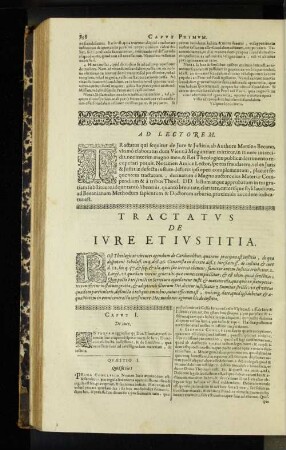 Tractatus De Iure Et Iustitia.